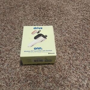 Onn Bluetooth fm transmitter with wireless earphone